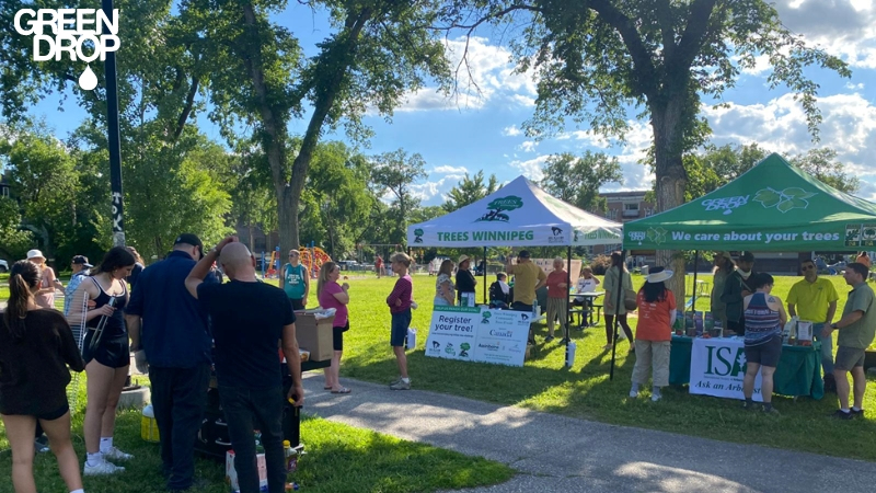 Green Drop workshop collaboration and educating community on tree health